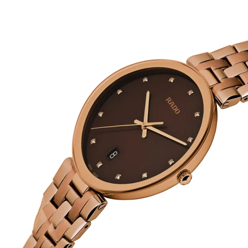 Rado Florence Diamond Brown Dial Men's Watch | R48889743